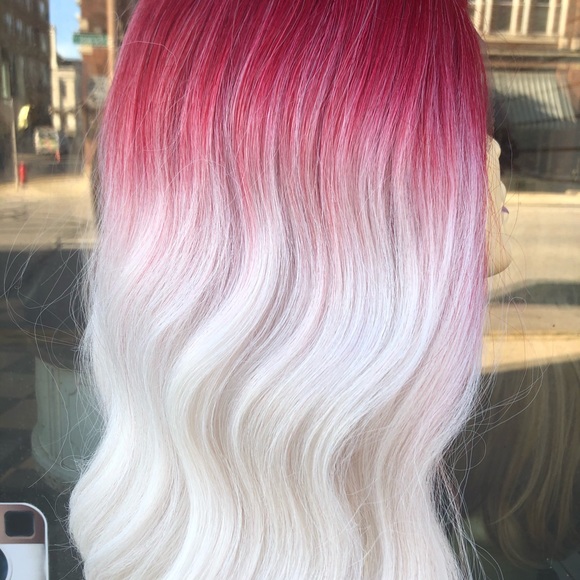 Red Beach Waves Wig 2020 Halloween Back in stock - Picture 7 of 8